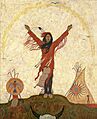 “Salutation to the Great Spirit” (1963) by Frithjof Schuon