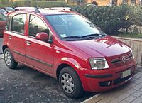 2010 Fiat Panda red