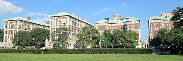 2014 Columbia University Morningside Heights campus from west