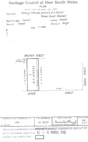 553 - Inverell Shire Council Building (former) - PCO Plan Number 553 (5045624p1).jpg