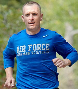Academy officer picked for top triathlon (cropped).jpg