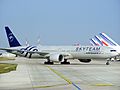 Air France Boeing 777-328ER F-GZNE Skyteam livery @ Paris CDG