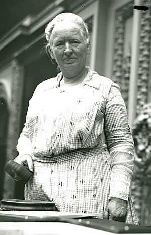 Alice Robertson with gavel