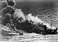 Allied tanker torpedoed