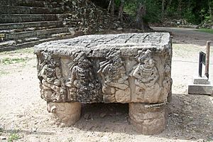 Altar Q at Copán, Honduras