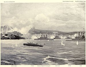 American ships bombarding San Juan, 5-12-1898.jpg