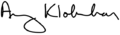 Amy Klobuchar Signature
