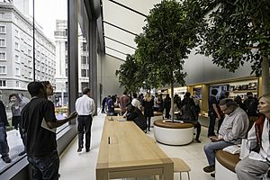 Apple Store San Francisco Union Square Store Interior 201605