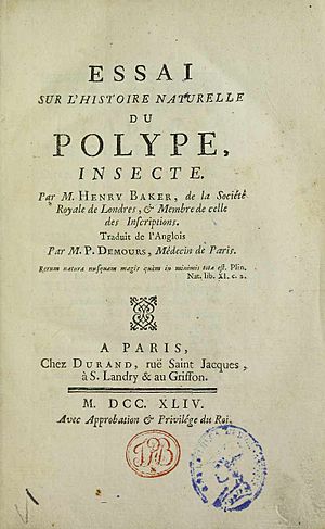 Baker, Henry – Attempt towards a natural history of the polype, 1744 – BEIC 8761995
