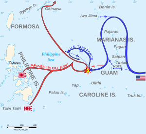 Battle Philippine sea map-en