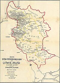 Battles of January Uprising in Lithuania, Belarus and Ukraine