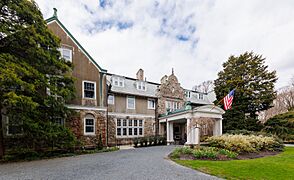 Blithewold front, Bristol, Rhode Island
