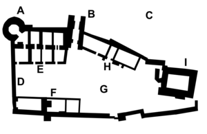 Brough Castle plan