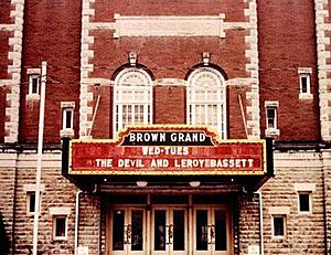 Brown Grand Theater Marquee 1974