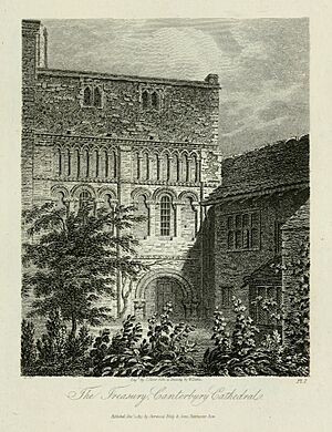 Canterbury Cathedral Treasury Storer Plate 07 historyantiquiti01stor 0057 (cropped)