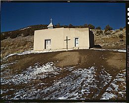 Vadito Chapel, 1943, photo by John Collier for the Farm Security Administration.