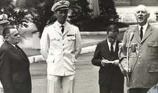 Charles de Gaulle e Castelo Branco em visita ao Brasil, 1964
