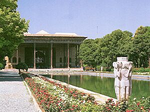 Chehel Sotun Garden, Isfahan, Iran 2005