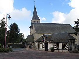 The church in Clarbec