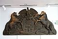 Coat of Arms of the Commonwealth of Pennsylvania, by E. Omensetter, carved pine, 1861, from the pediment of the Dauphin County Court House, Harrisburg, PA - Brandywine River Museum - DSC01944