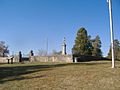 Confederate Monument in Perryville sunny far