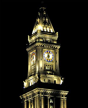 Custom House Tower Clock Massachusetts