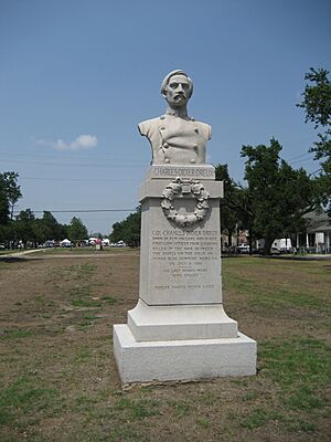 DavisPkwyCharlesDreuxMonument