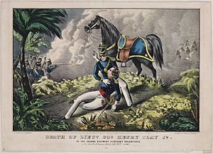Death of Lieut Col Henry Clay Jr by N Currier 1847