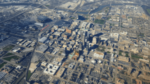 Downtown Indianapolis aerial, 2016