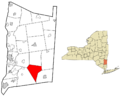 Dutchess County New York incorporated areas Beekman highlighted