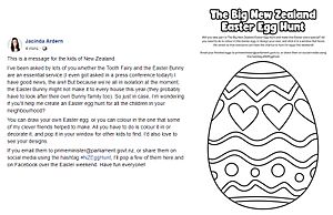 Easter egg hunt new zealand jacinda ardern