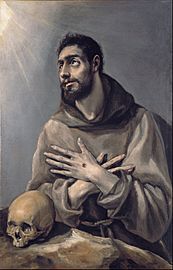 El Greco - Saint Francis in ecstasy - Google Art Project