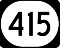 Elongated circle 415