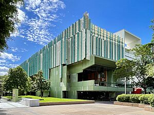 Exterior of the State Library of Queensland, 2021