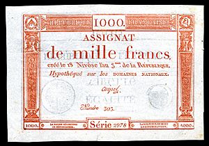 FRA-A80-République Française-1000 francs (1795)