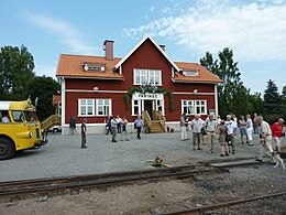 Faringe station, invigning 2011