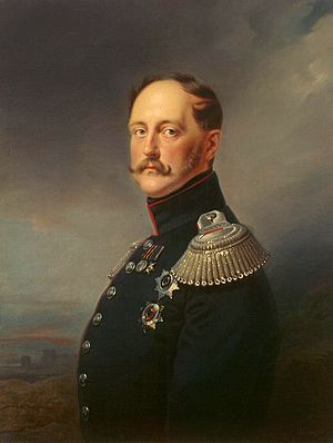 Franz Krüger - Portrait of Emperor Nicholas I - WGA12289