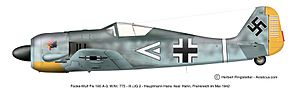 Fw190A-3 JG2 Gr.Ko.Hahn42 kl96