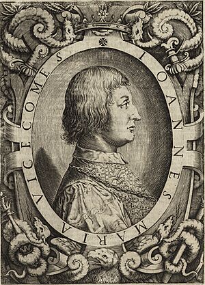 Giovanni Maria Visconti - Le vite de i dodeci visconti che signoreggiarono Milano (1645).jpg