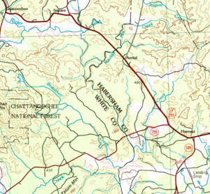 HUC 031300010105 topographic mapf