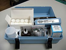 Hach Classroom Drinking Water Testing Kit 2006.526 open