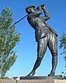 Harry Vardon statue Grouville 3
