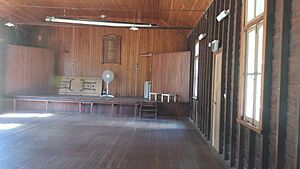 Interior, Cedar Creek Public Hall, Closeburn, 2020 01