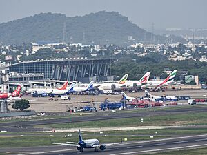 International Terminal Airside Chennai Airport Aug22 D72 24874