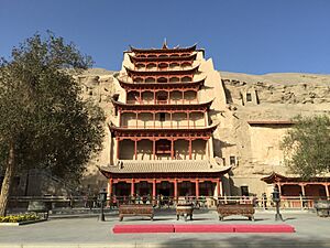 Jiucenglou of Mogao Caves