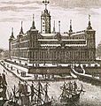 Kungliga slottet Vallée 1654