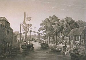 Landing-place at Malacca, 1833-39