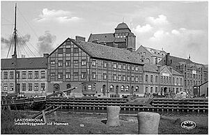 Landskrona Harbour building restored by Frans Ekelund