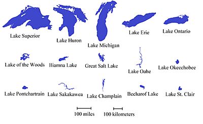Largest US Lakes