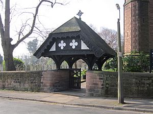Lych gate, St Peter's, Woolton